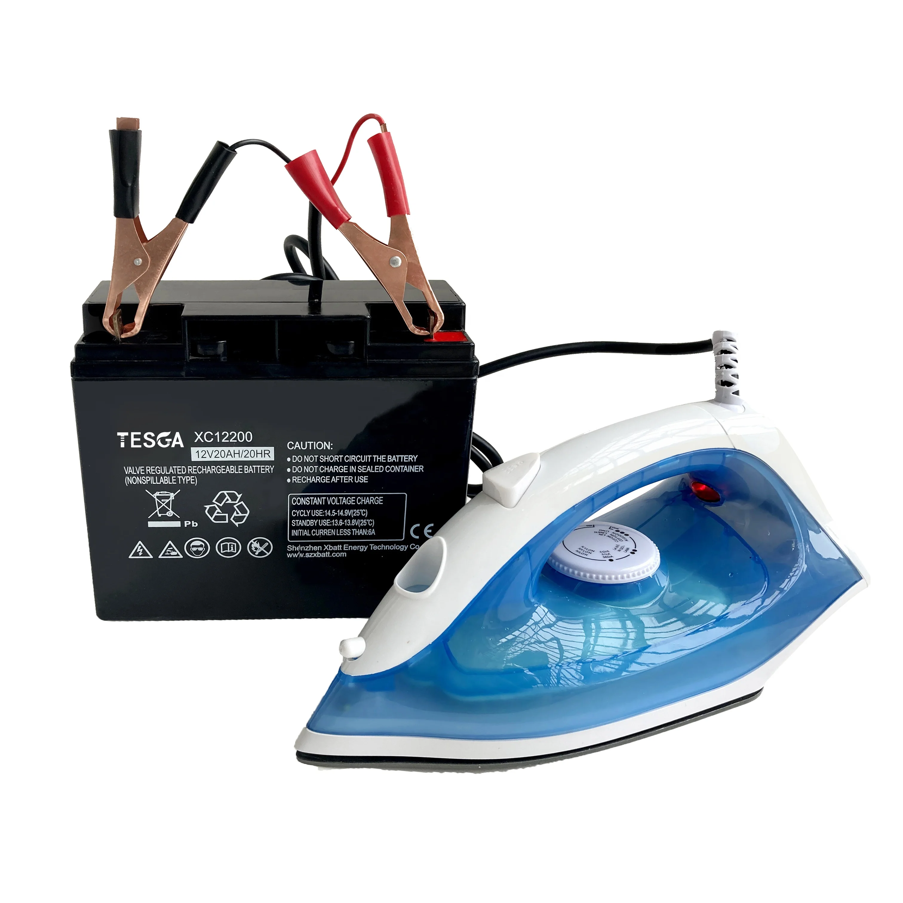 
Электрический утюг на солнечной батарее, 12 В постоянного тока, распылитель железа для одежды, цена, сделано в Китае 