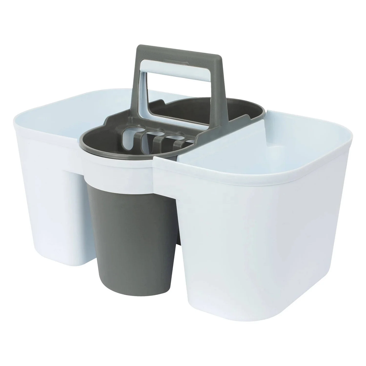 New Customized Excellent Plastic Rectangle Basket Household Utility Handle Bucket Durable Cleaning Storage Caddy Carrying Tools