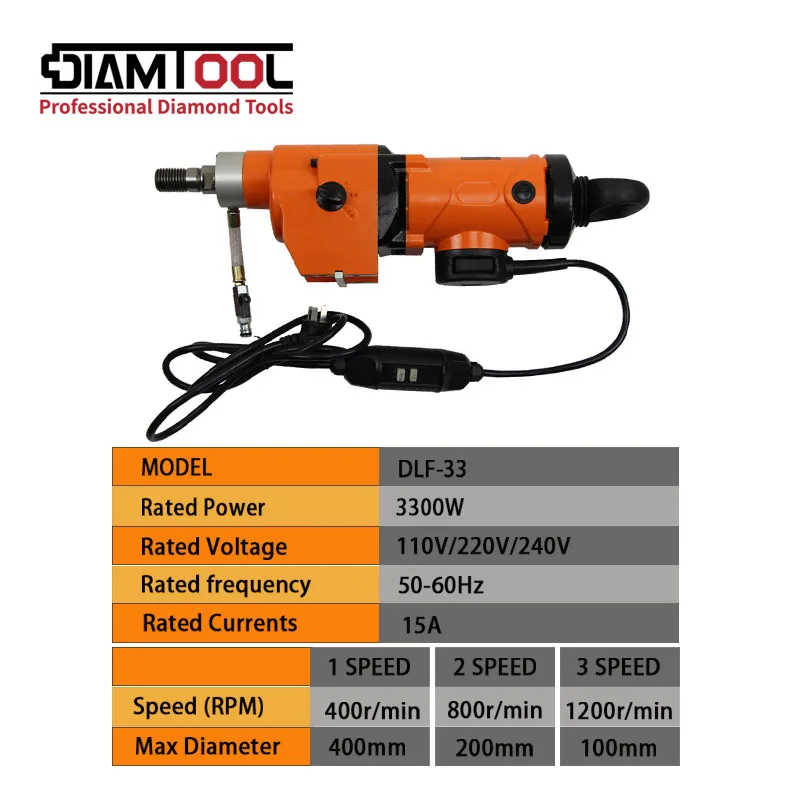 Top Seller Adjustable Support for 1-1/4-7 Spindle Core Bit Drill Machine Rig Power Tool Accessories for Drilling Work