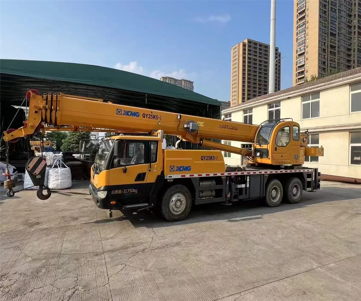 China made Used Xcm qy25k5-1 25 tons cranes QY25k5d QY35k QY30K QY50KC crane hot sale