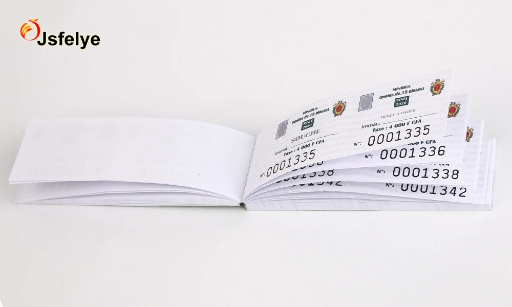 high quality Perforated line security printing coupon