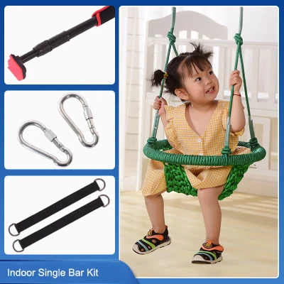 outdoor picnic toys swing kit children indoor soft rope knitting sensory swing chair for toddlers