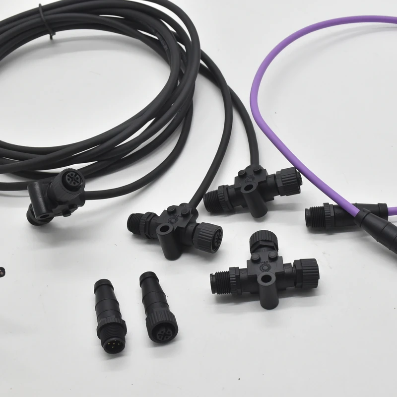 Разветвитель сигнала штекер гнездо M12 литой кабель IP67 NMEA 2000