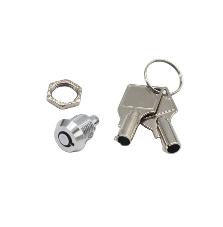 MS502 Chrome Finish Miniature Radial Pin light box  small Miniature Tubular Push Lock Compression cam lock