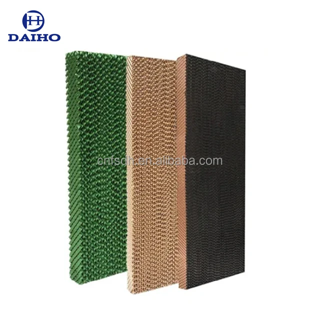 Stainless Steel Cooling Pad Wet Wall Panels Fan Evaporative Cooling Pad