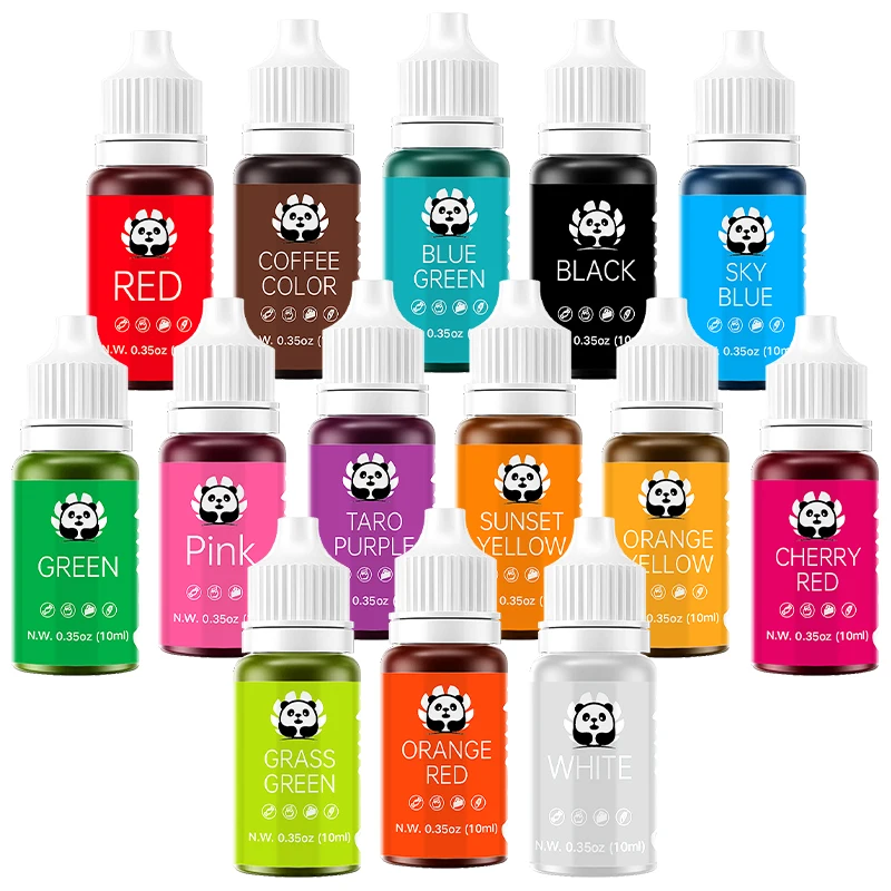 Factory Customizable Hot Sale Food Coloring Edible Liquid Food Coloring 10ML For Cake Baking Beverage Odorless