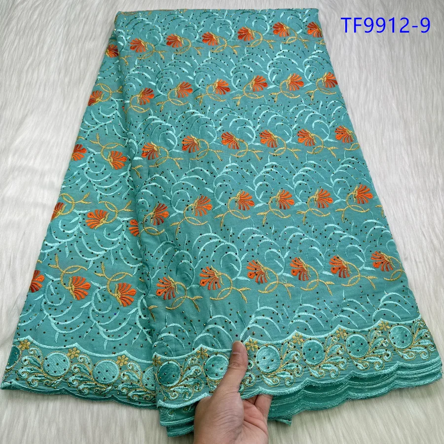 Elegant Style swiss Voile Lace High Quality Floral Embroidery Patterns Cotton Lace for Clothes