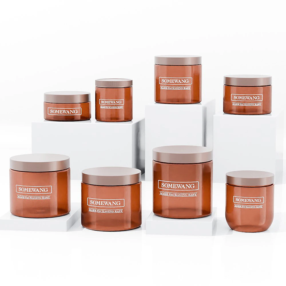 China factory wholesale 500ml food grade plastic food storage container clear pet plastic jar