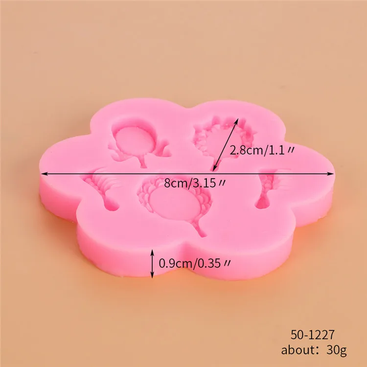 
3D New Mirror Comb Cake Silicone Mold Cake Decorating Tools Chocolate Fondant Sugarcraft Baking Tools DIY Mould 