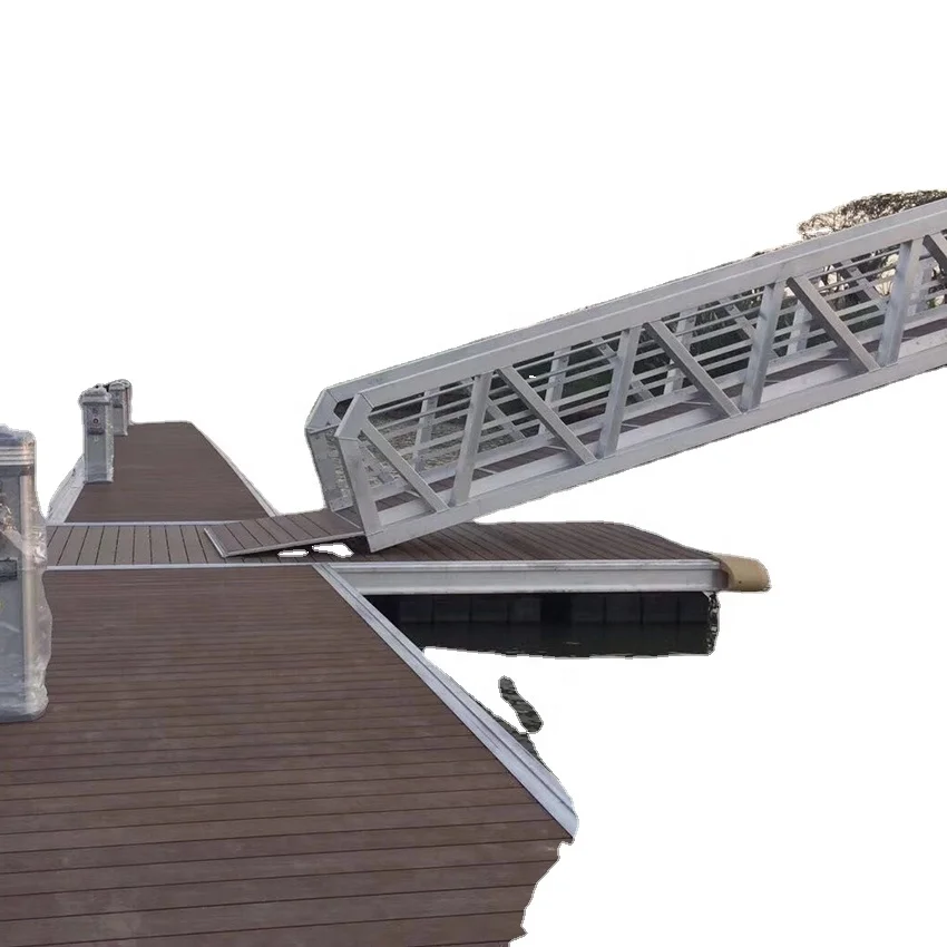 -Поставщика силовых судовых установок трап алюминиевый мост морской трап jet ski док-станция