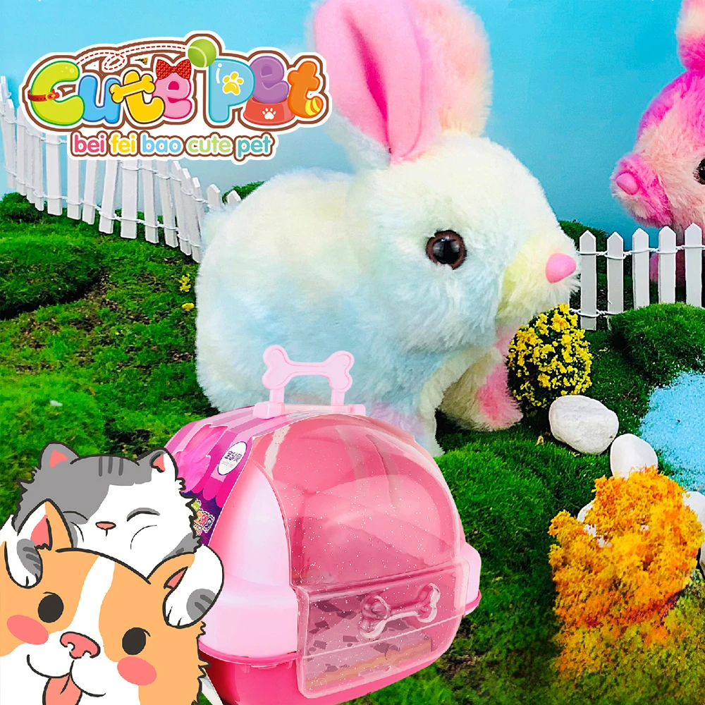 JinYing Customization Surround Card Cute Pet Rabbit Custom Animal Stuff Toys Wholesale