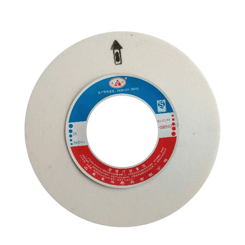 high performance durable white corundum ceramic grinding wheel