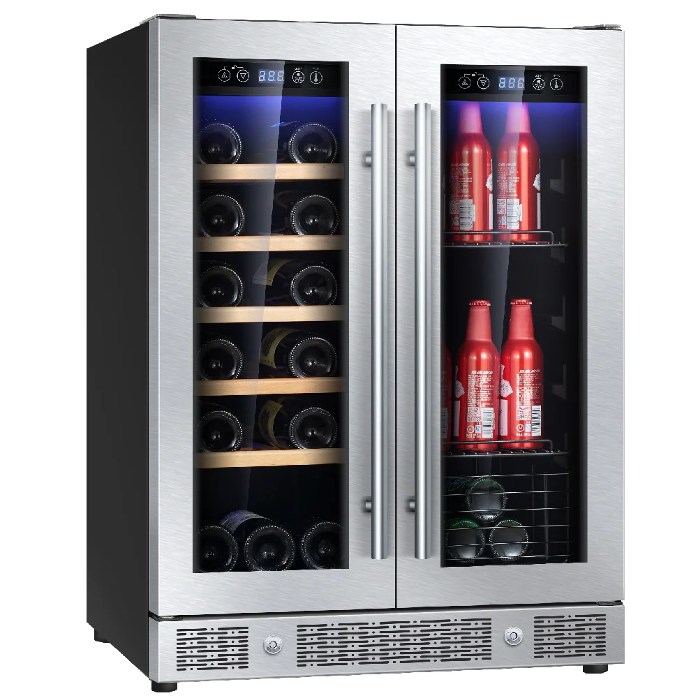 Wine Cooler Refrigerator Beverage Cooler 24 inch 120 can