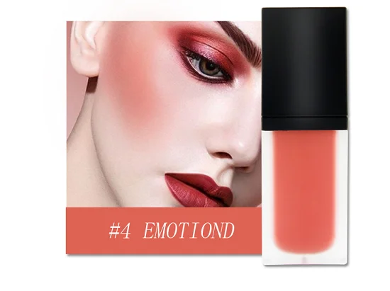 5 Colors Private Label Vegan Waterproof Easy to Color High Quality Liquid Blush Oem