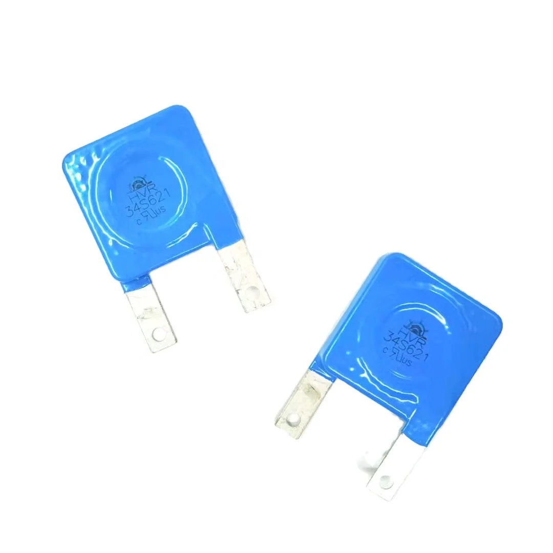 DongGuan China resistor supplier square zinc oxide varistor(SMD)  high voltage 620V 34S621 surge arrester MOV Varistor