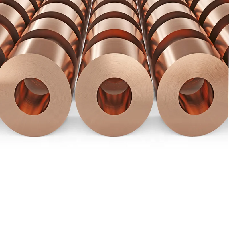 Copper Foil 0.1mm For Battery Copper Strip Coil Manufacturer Copper Coil / Copper Strip / Copper Tape