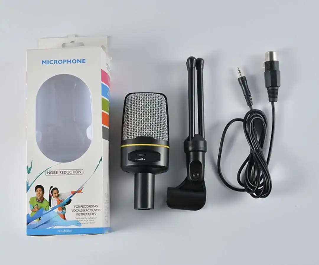 Штатив с микрофоном SF920 настольный микрофон подставкой для ПК ноутбука записи общения игр встреч пения