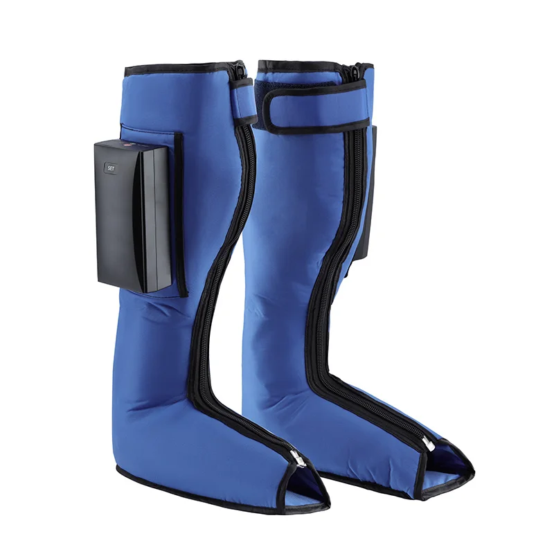 oem Sports Recovery Air Pressure Pneumatic Compression Dvt Pump Boots Device Foot and Leg Massager Machine for Lymphedema