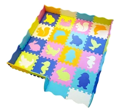 Interlocking Puzzle Mat Baby Letter And Number EVA Mat Non-slip Alphabet Play Mats Children Foam Carpet