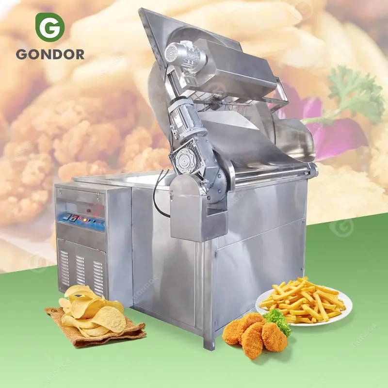 Auto Lift Gas Double Deep Stirring Fryer Friteuse a Gaz Fried Broasted Chicken Wings Machine Price in India