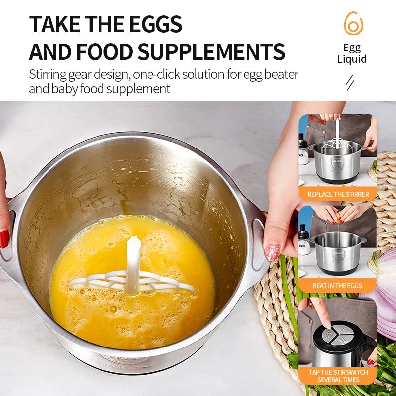 Multifunction Food Processor Vegetable Chopper Mixer Machine and Home Use Kitchen Mincer Tool Blender Slicer Cutter Meat Grinder