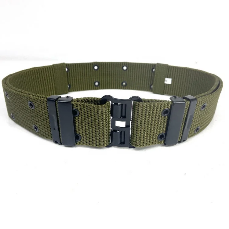 Olive green Manufacture customized nylon PP tactical combat security web belt