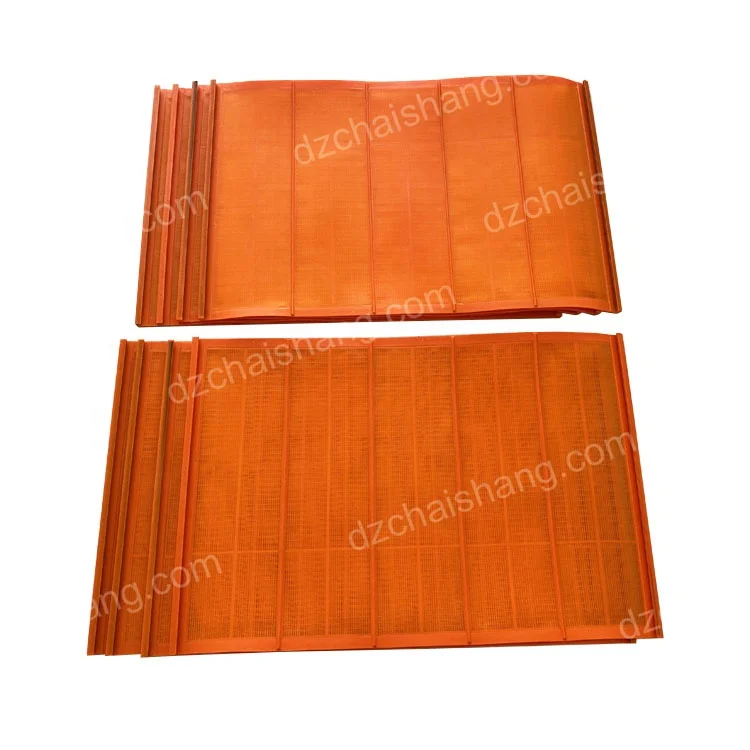 Polyurethane Urethane High Frequency Fine Vibrating Screen Mesh Sieve