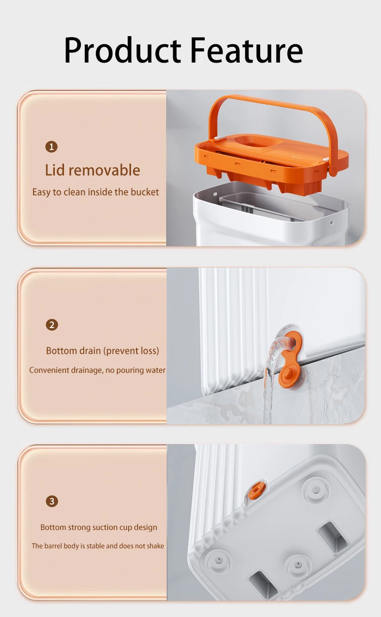Orange clean stain separation Magic Mop Mopping Cleaner Floor Cleaning