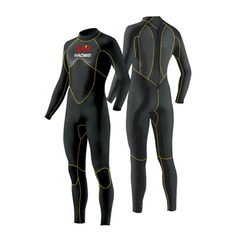 3mm High quality neoprene with Warm Fabric inside full body suit
