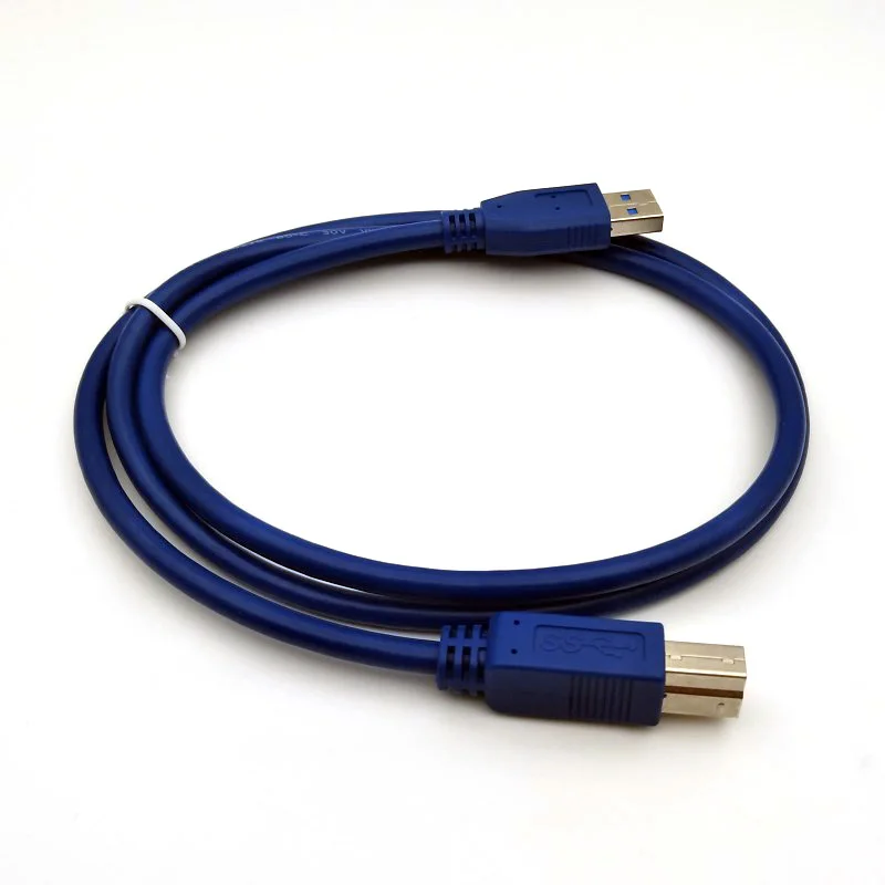  Кабель для принтера USB 3 0 типа А Папа-B папа Удлинительный кабель Canon Epson HP на компьютер 5 м