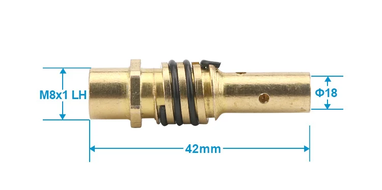 High quality MIG welding consumables MB15AK swan neck 002.0009  torch body  for CO2 welding