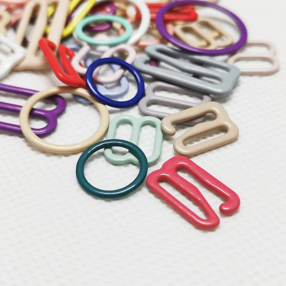 Высококачественные Аксессуары для нижнего белья, бюстгальтер с нейлоновым покрытием, кольца-слайдеры и крючки