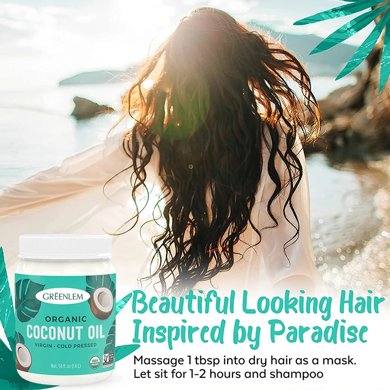 DAAO OEM Pure Virgin Coconut Oil for Cooking and Skin care for Women