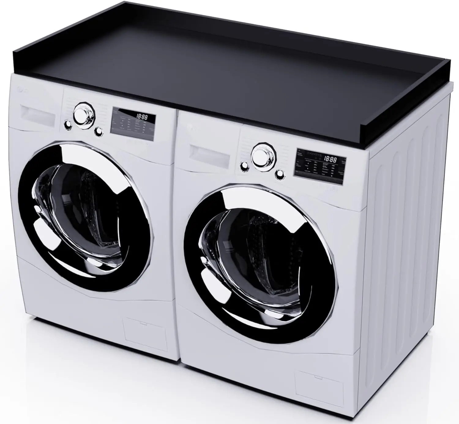 2024 New Arrivals Mat Laundry Washer Dryer Top Protector Bamboo Wood Countertop Organizer