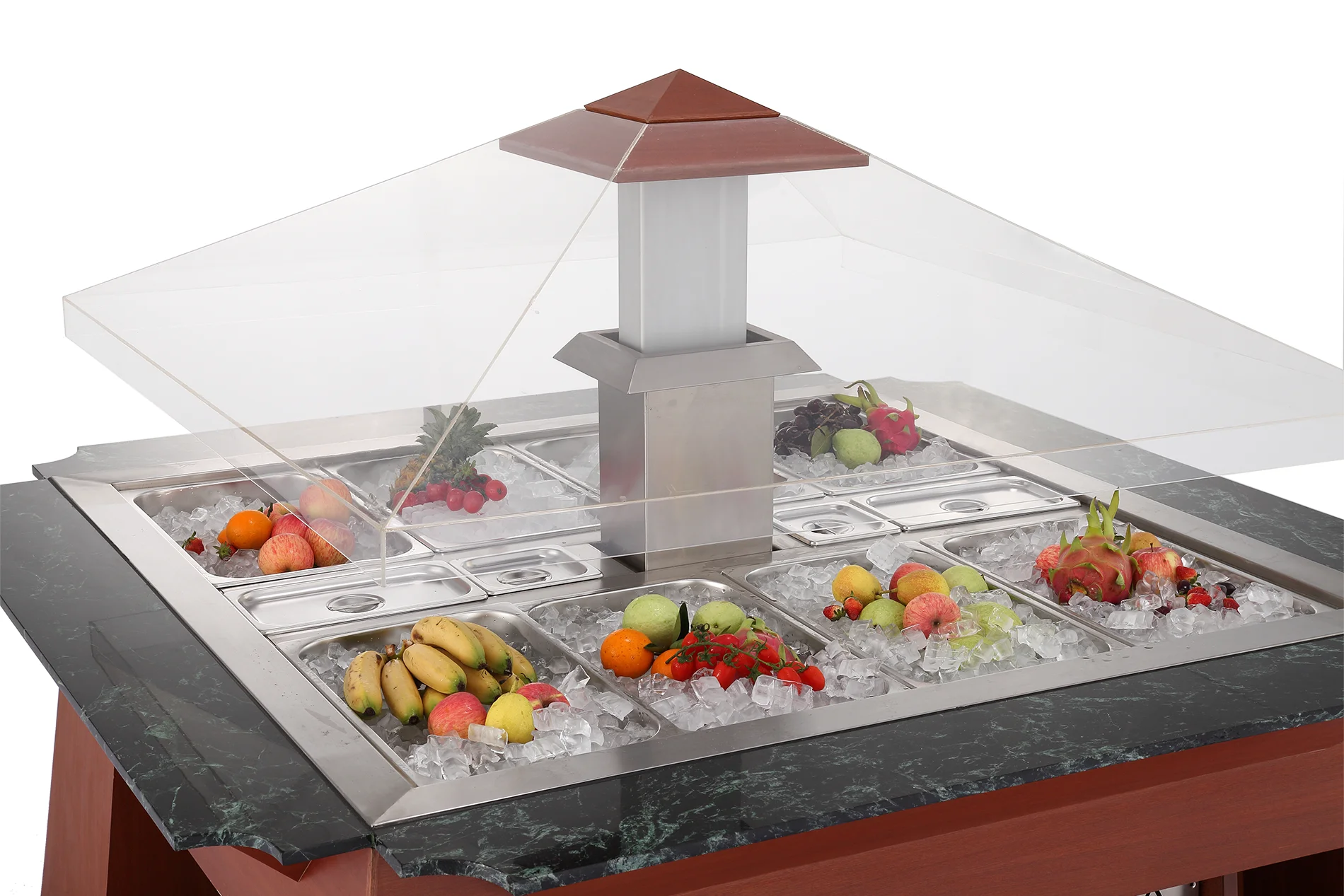 Guangzhou Manufacture Restaurant Buffet  Commercial Salad Bar Equipment