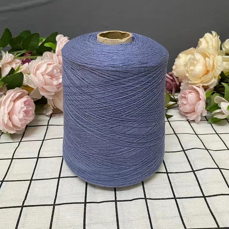 Factory Price 2/48NM 52%Acrylic 28%PBT 20%Nylon Core Spun Yarn Blended Dyed Yarn For Sweaters Knitting