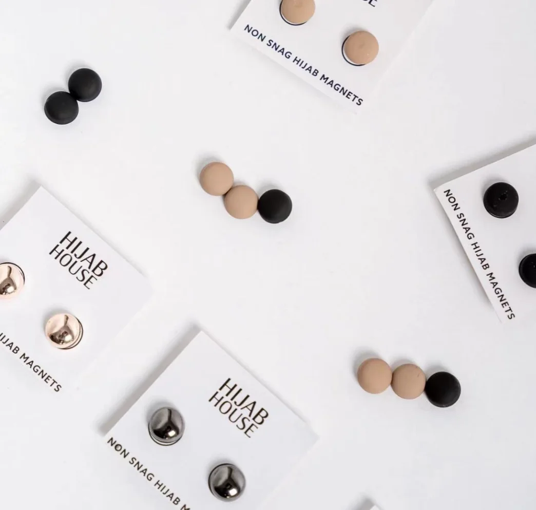 pins strong hijab magnets fashion muslim flower color magnetic hijab pin ball