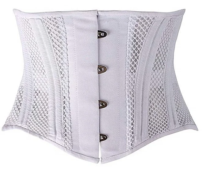 
Белый сетчатый балетный тренажер для талии/короткий корсет для женщин/Лучшая Женская одежда в форме талии/женская сексуальная одежда 