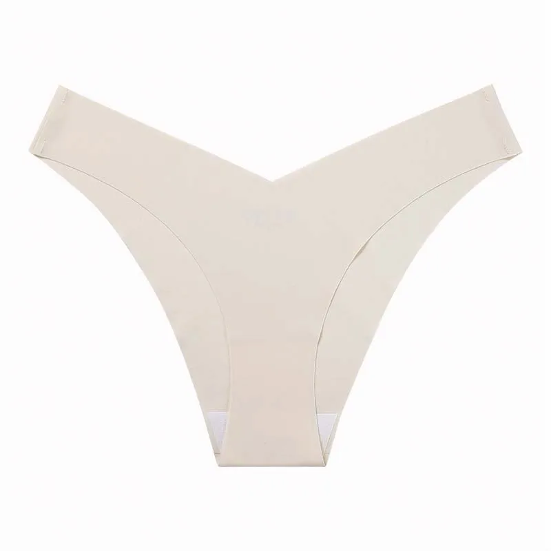 New 2024 Low Rise Thong Skin Color Thong Set Sexy Open Crotch Panties Thong With Beads G String