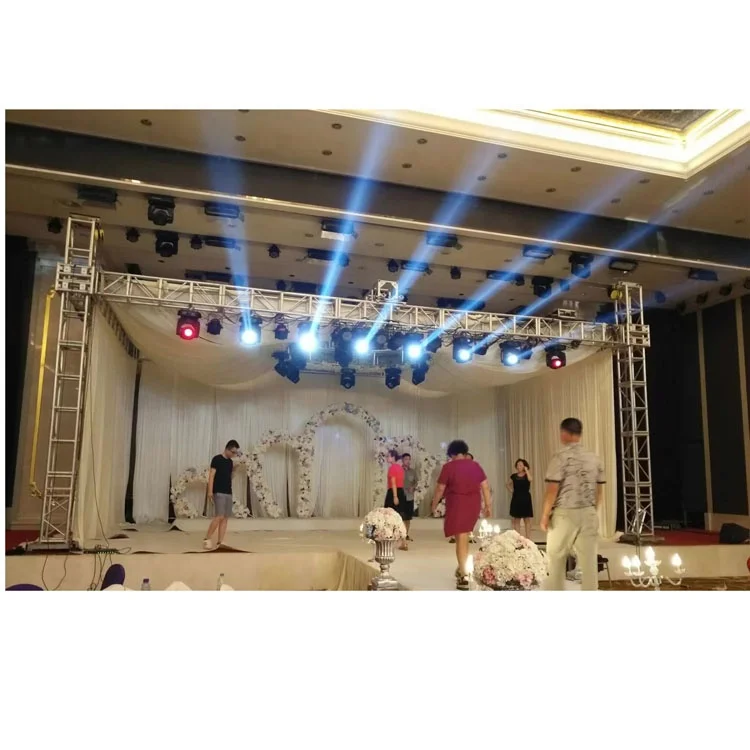 Concert display simple manufacturer wholesale line array speaker truss  square Aluminum Spigot Truss
