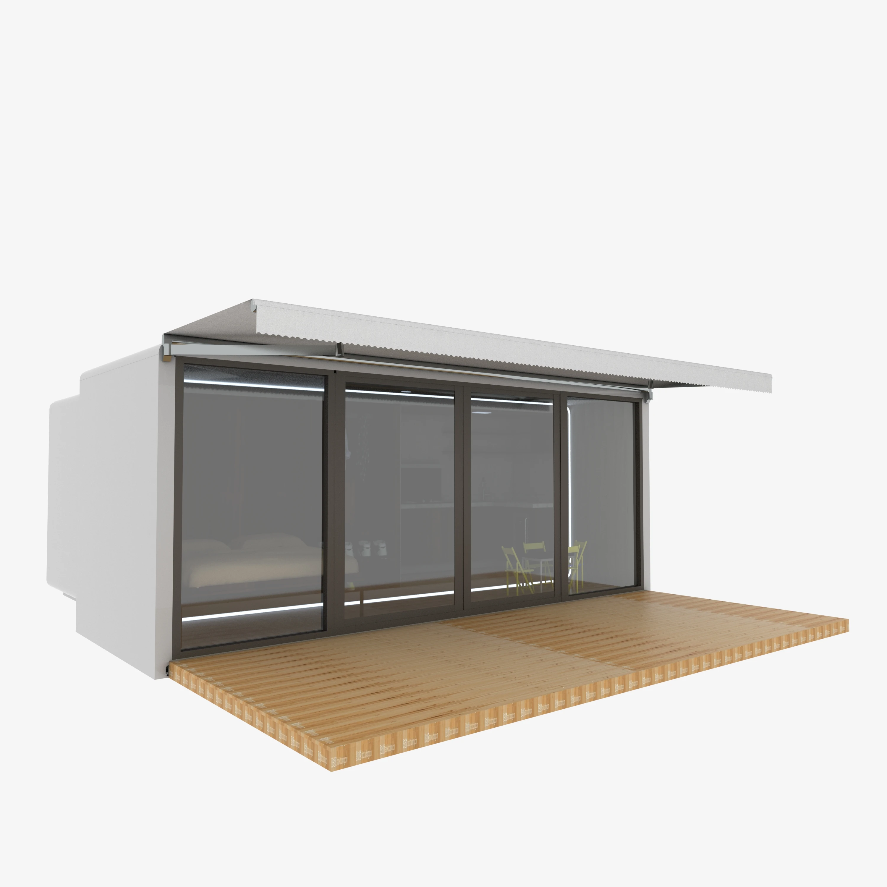 
2021 Longhe Ready House Prefabricated Popular Prefab Container Home Customized Tiny House with Factory Price 