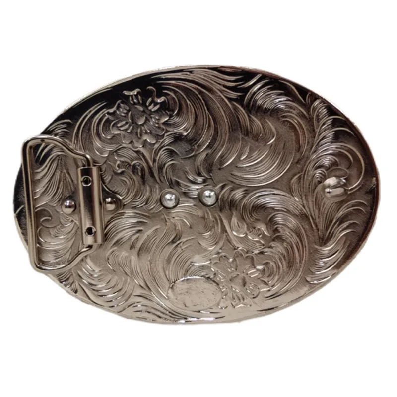 Customized Zinc Alloy Logo Press Big Size Belt Buckle Western Style Belt Buckles for Men Custom