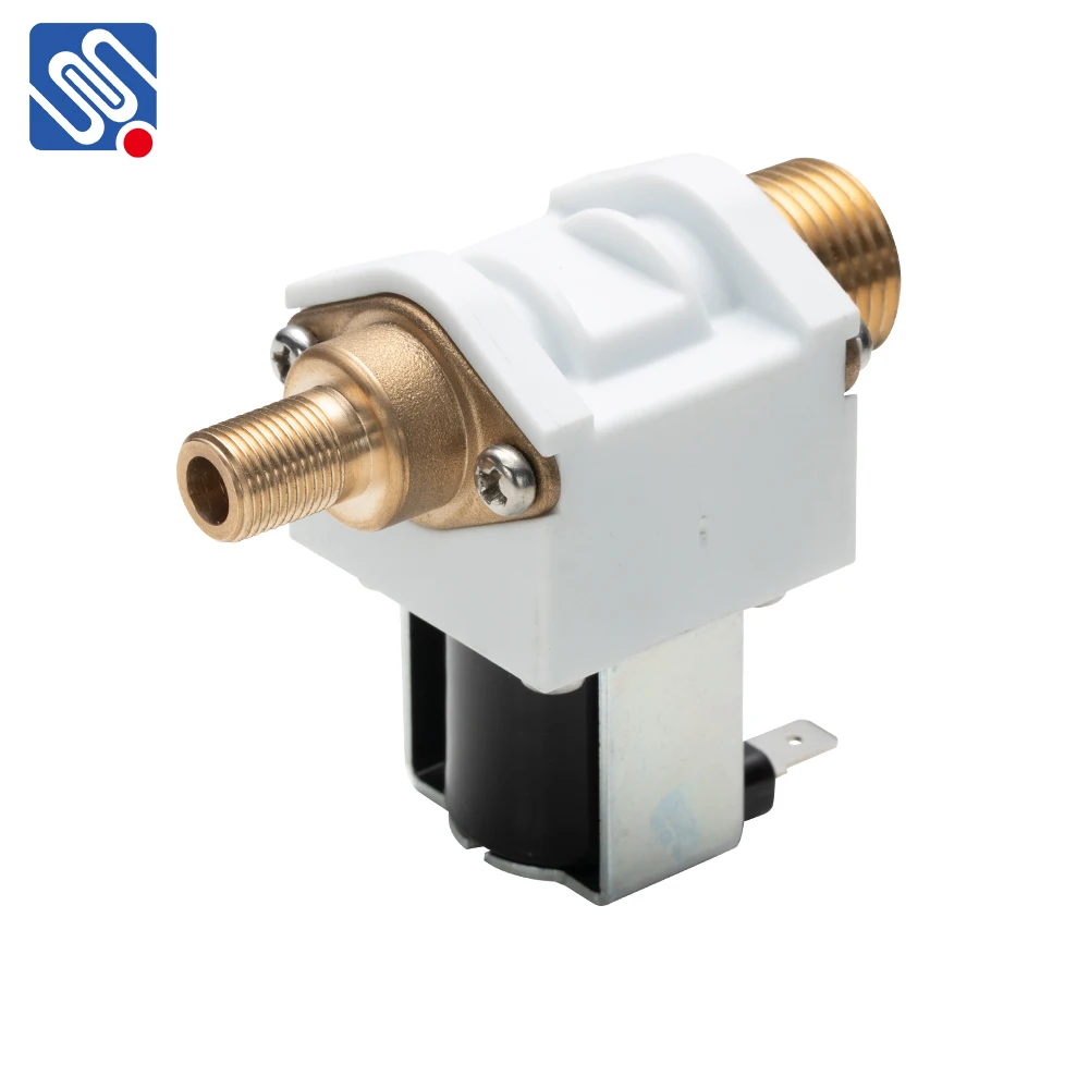 Meishuo FPD360E5 Food grade DC12V 24V AC220V Small Mini Water Inlet Solenoid Valve Drinking Water Plastic Valve