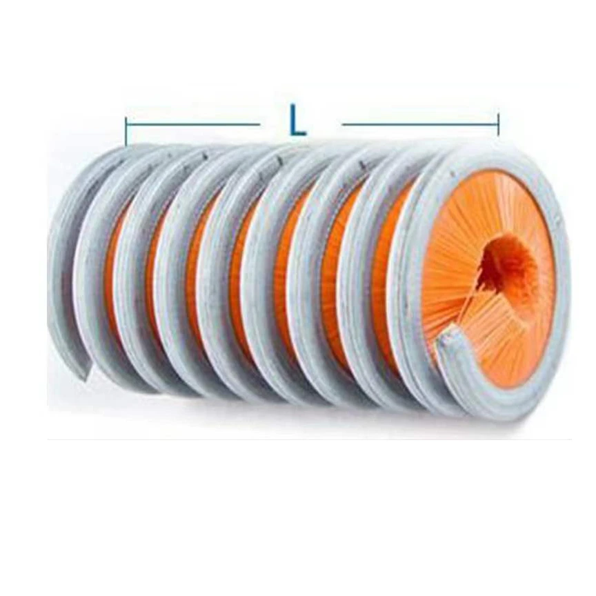 Climbing Rock Rope Chip Brushes Cleaning Roller  Spring Brush  with Steel or Nylon Bristle