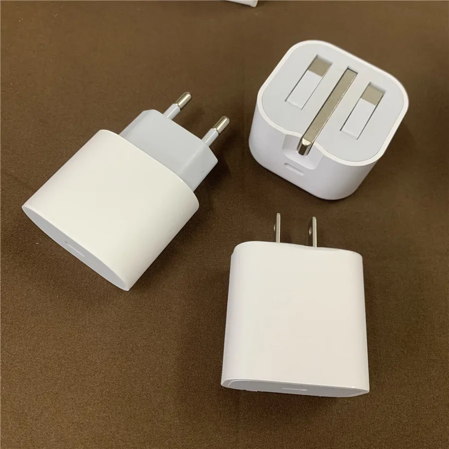 20W USB-C Power Adapter For iphone 13 Pro Max Type C fast charger Cable for iPhone 12 8 X XR 11 XS US UK EU
