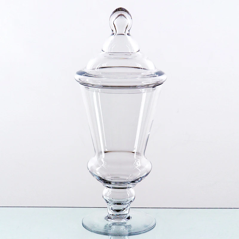 
Wholesale Customize 2019 New Glass Apothecary Jar with lid Welcome OEM accept logo 