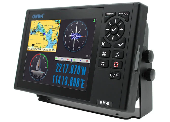 KM-8 (новинка) ONWA гироборд с колесами 8 дюймов морские GPS плоттер многофункциональный дисплей поддерживает расширенные возможности