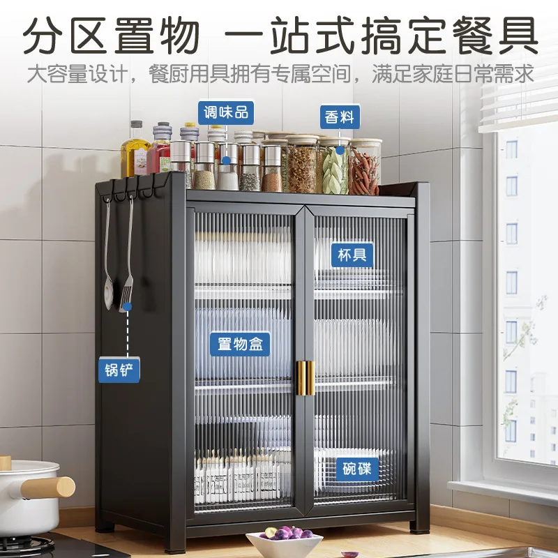 Kitchen Dish Cabinet For Dish Plate Bowl Large Kitchen Rack Dish Drainers For Home Counter Storage Shelf Kitchen Organizer