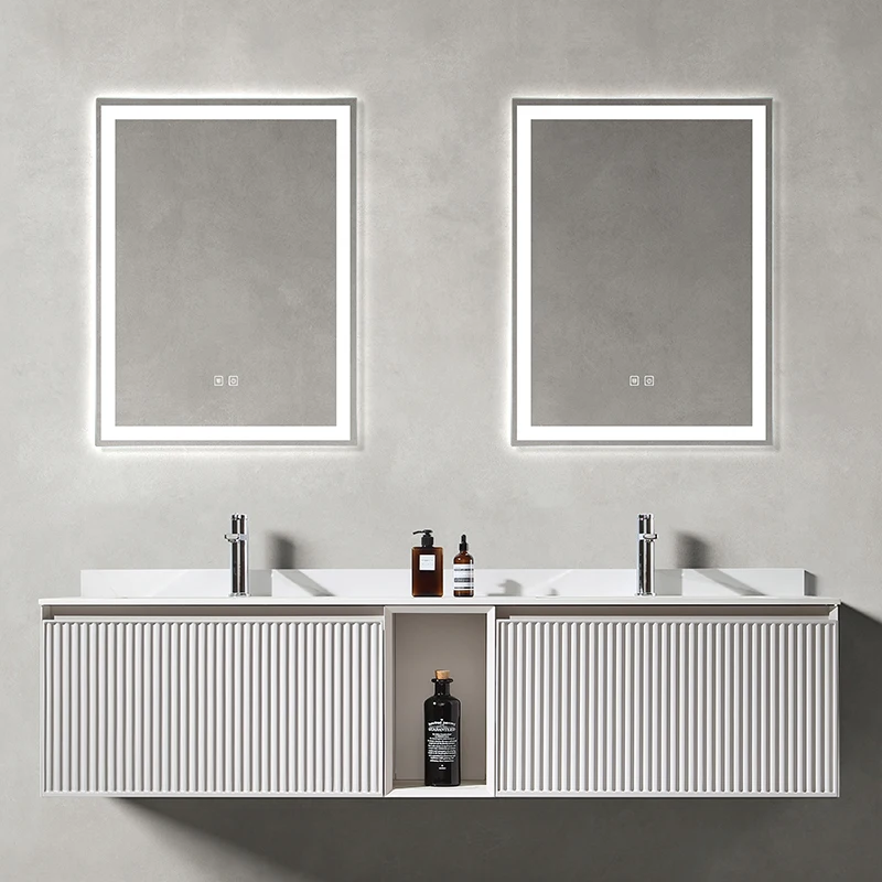 Hangzhou Factory High Quality Low Price Rectangle Bath Wall Hanging Led Lighted Vanity Mirror With Led Light