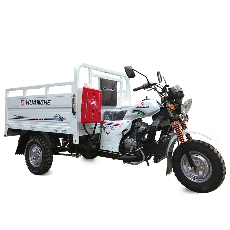 heavy duty rear axle hydraulic system fit petrol engine cargo 500 kg 3 wheel cargo tricycle